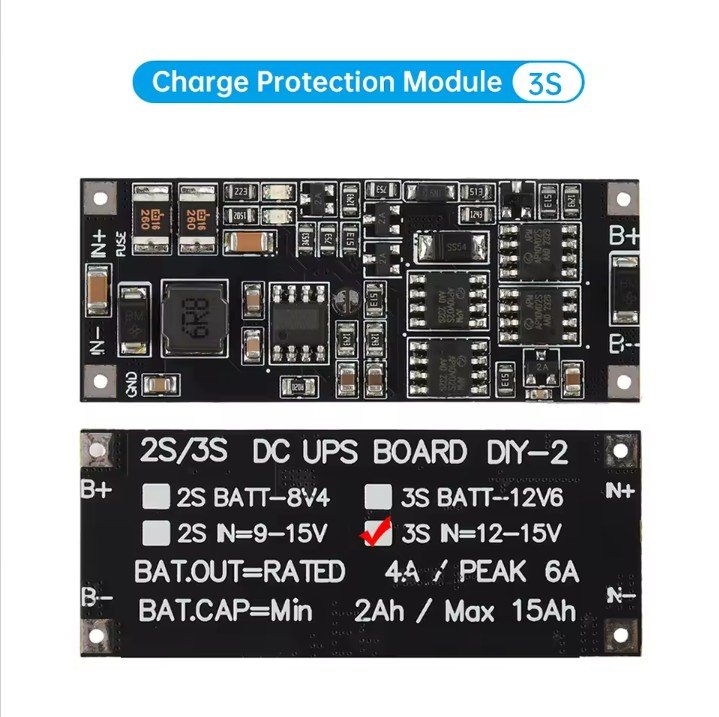 DC UPS BOARD 3S (12.6V)