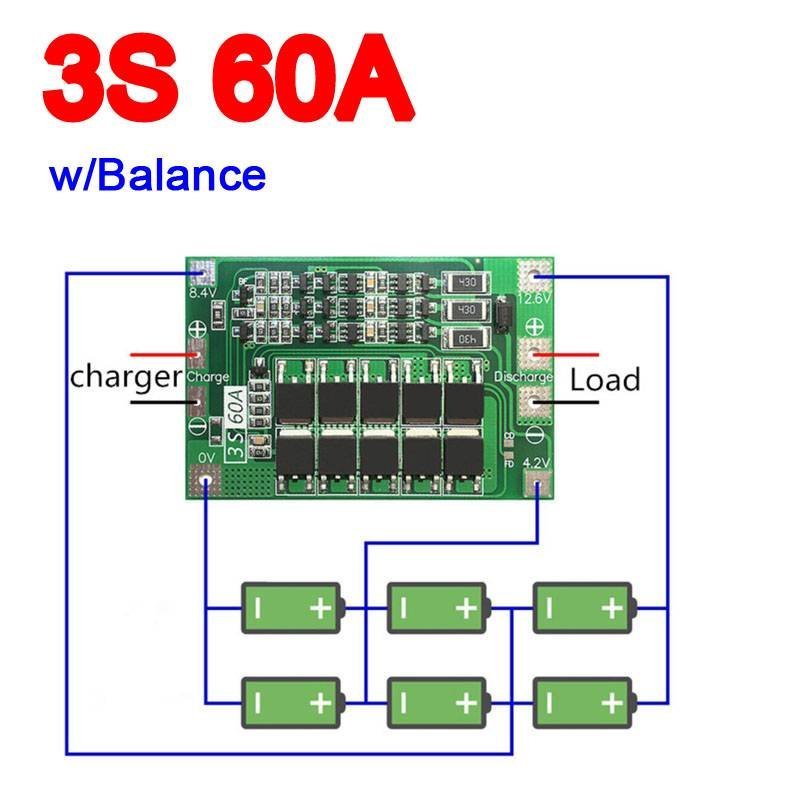 Bms 3S 60A Ion